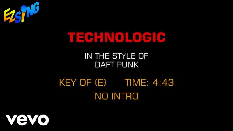Daft Punk Technologic ( Karaoke EZ
