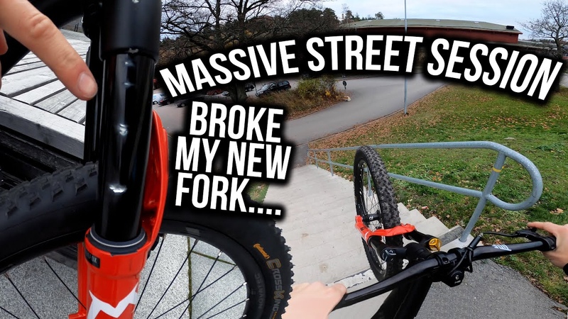 MASSIVE STREET SESSION Destroyed my new fork