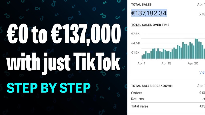 From 0 137, 000 using ONLY Tik Tok Ads STEP BY