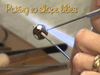 Calla Lily Lampwork Bead Making