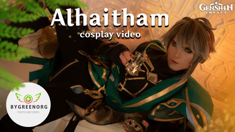 Alhaitham Genshin Impact, Cosplay Video (4 K