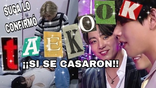 ANLISIS   Taekook JUNGKOOK Y TAEHYUNG SI SE CASARON  SUGA LO CONFIRM
