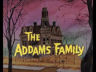 The Addams Family - Gomez and Morticia (in COLOR) -