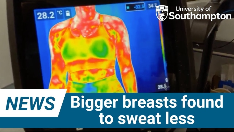 Your bra size changes how much you sweat, and it s not what you d think, University of