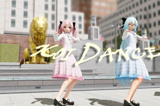 MMD Koi Dance   /Lolita Miku and Teto/  (Motion DL + Model DL)