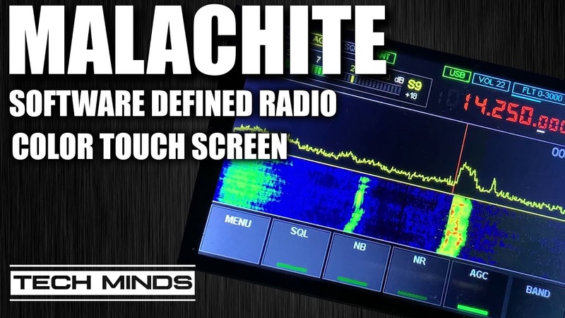 50 k Hz 200 MHz Malachite Receiver with 3. 5 Inch LCD