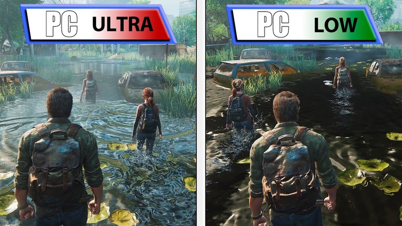 The Last of Us Part I , Low vs Ultra, PC Graphics Settings
