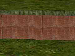 Brick wall 8ft