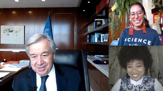 Young Climate Activists Give Advice to UN chief on Climate Action