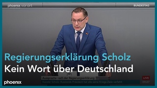 Tino Chrupalla zur Regierungserklärung von Bundeskanzler Olaf Scholz am