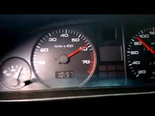 Audi 100 C3 2.0 разгон 0-100