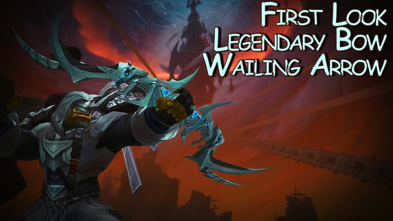 Sylvanas Wailing Arrow, First Look Legendary Bow Ability and