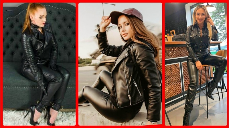 Gorgeous and most stylish leather outfit