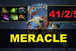 Meracle  ToP Slark  | 41 Kills | FP Gameplay