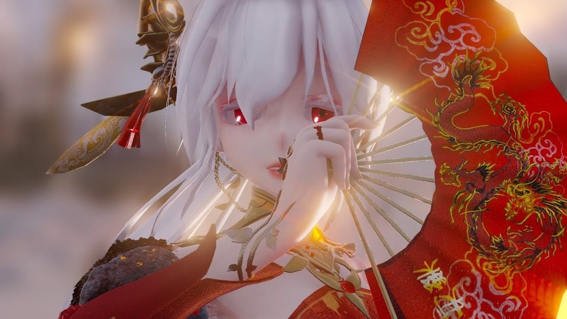 MMD Thousand Lights, 千盞 Haku 60fps