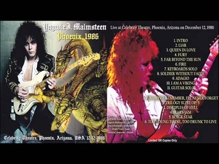 Yngwie Malmsteen's Rising Force 1986 Trilogy Tour Phoenix