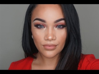 ПРАЗДНИЧНЫЙ МАКИЯЖ  Holiday Makeup | Cranberry Eyes