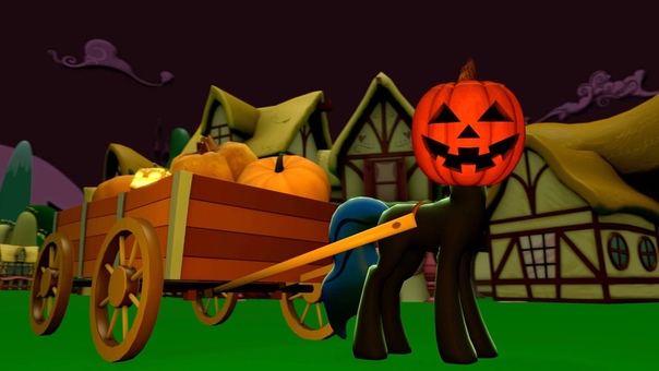 Headless Horse Pumpkin