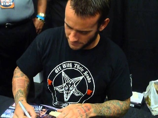 CM Punk - Fan Community -Amanda meeting CM Punk at WizardWorld NYC June 28, 2013