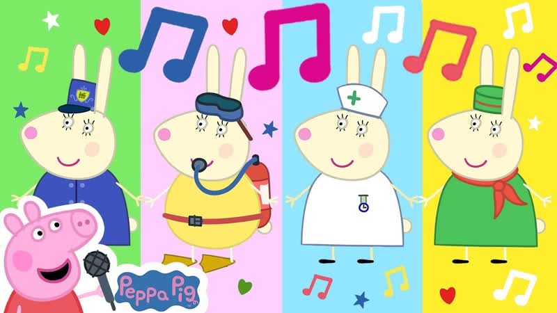 Busy Miss Rabbit, Peppa Pig Songs, Peppa Pig Nursery Rhymes Kids