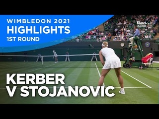 Angelique Kerber v Nina Stojanovic Highlights | Round 1 | Wimbledon 2021
