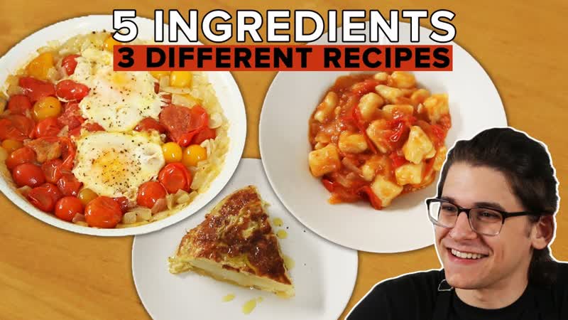 I Made 3 Meals With Only 5 Ingredients