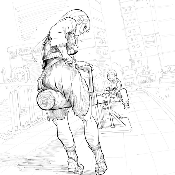 Nymphomanin Mutter Cartoon Facesitting