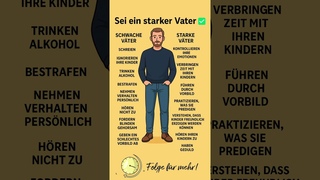 Bist du ein starker Vater Diese Eigenschaften machen den Unterschied! #vatersein