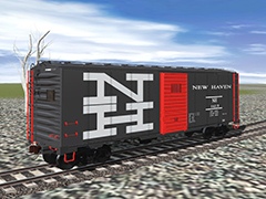 40ft NH(bk) AAR boxcar