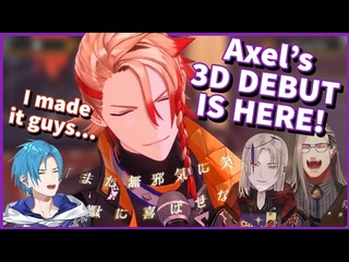 Axel's 3D DEBUT IS FINALLY HERE! and it was AWESOME!!! (highlights) Holostars EN | Axel Syrios