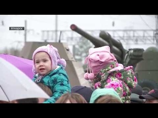 Ретро-поезд Воинский эшелон посетил Балаково и Пугачёв