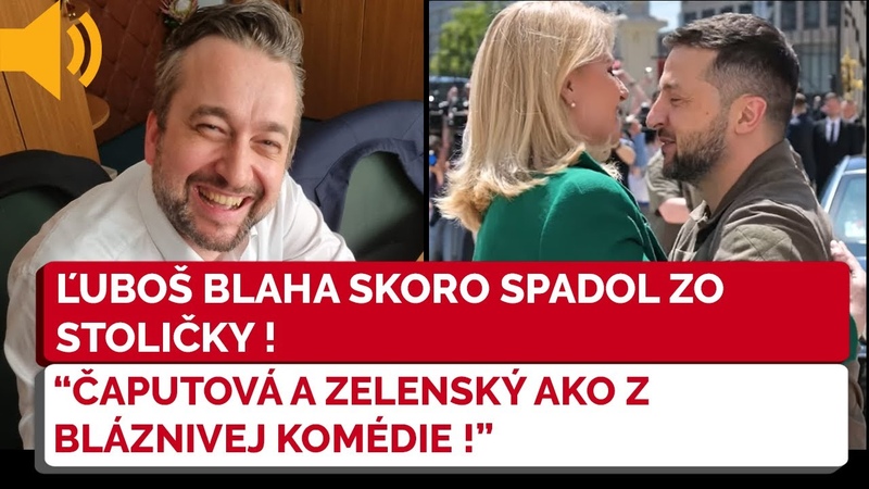 Blaha skoro spadol zo stoličky: Č APUTOVÁ A ZELENSKÝ AKO Z BLÁ ZNIVEJ KOMÉ DIE SMER