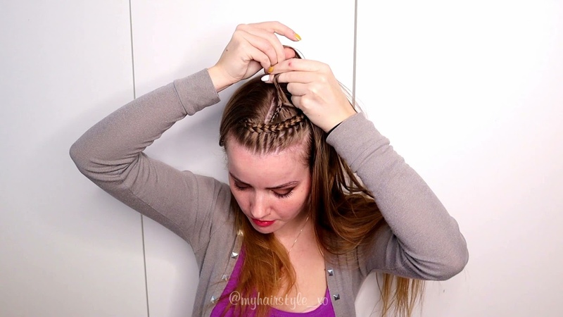 Double Lace Braid Updo with Framing Braid, Easy Hairstyles for