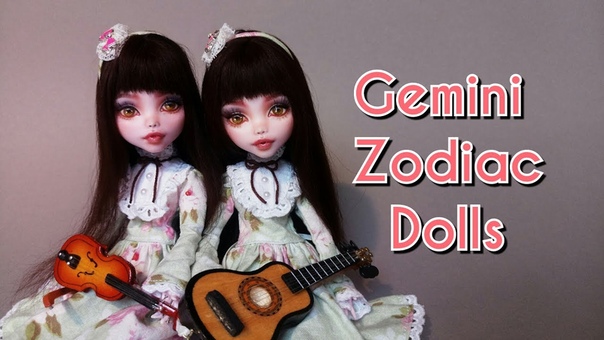 Monster high repaint Gemini zodiac