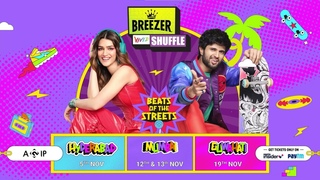 BREEZER Vivid Shuffle Season 6 is here with  @Kriti Sanon  &  @Vijay Deverakonda