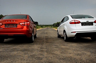 LADA Vesta VS Ford Fiesta: Динамика разгона