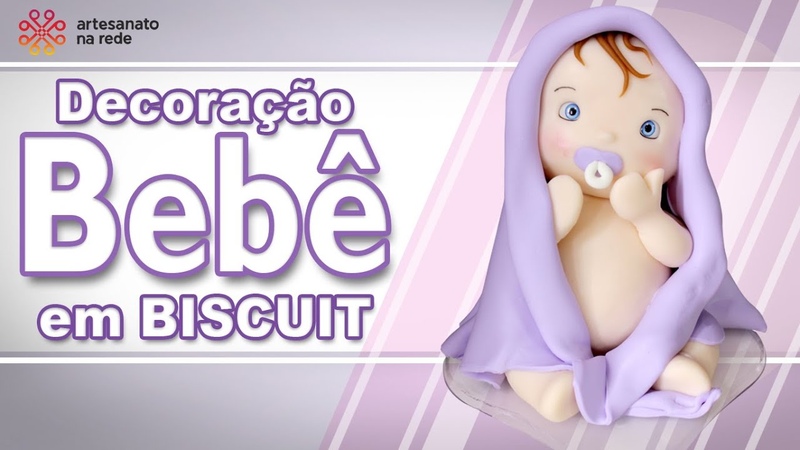 Bebê em biscuit para decoração Feito sem