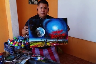 Today tomorrow and always spray paint art