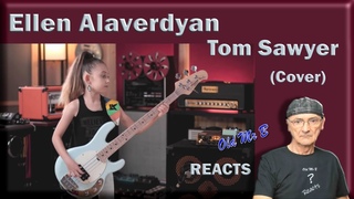 Ellen Alaverdyan Rush - Tom Sawyer (Bass Cover) (Reaction)
