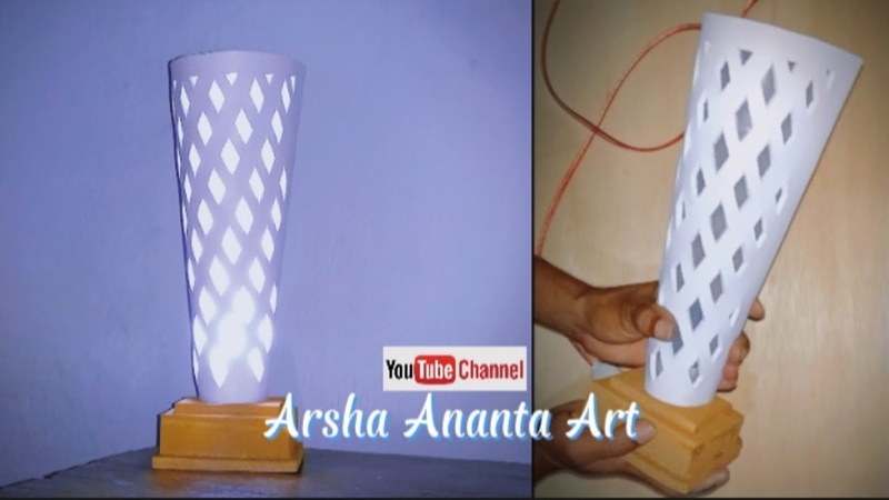 Lampu Hias Minimalis Cantik, Lampu Hiasan Kamar dari limbah