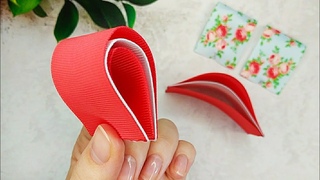 Another version of the Popular Ribbon Hair Bow - Step by step ribbon bows
