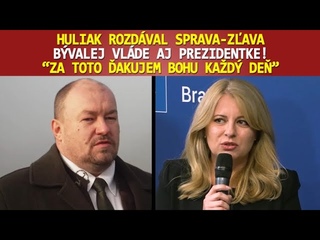 Huliak rozdával sprava i zľava prezidentke aj bývalej vláde: Za TOTO ďakujem bohu každý deň