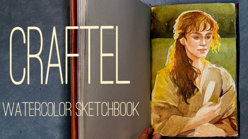 Painting Elizabeth craftel watercolor sketchbook