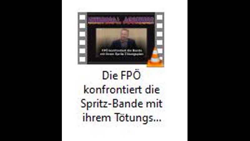 Die FPÖ konfrontiert die Spritz Bande mit ihrem Tötungsprogramm im Parlament von
