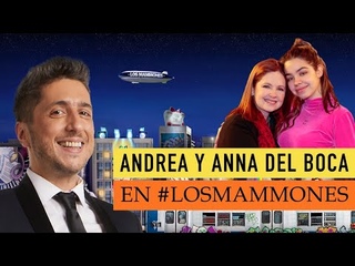 Andrea del Boca y su hija Anna con Jey Mammn  - Los Mammones