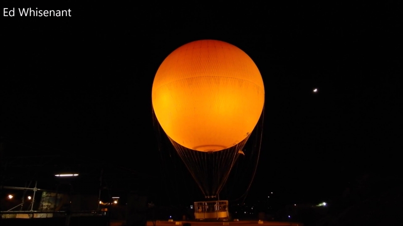 Helium Balloon Ride at Night at The Great Park ( Former El Toro