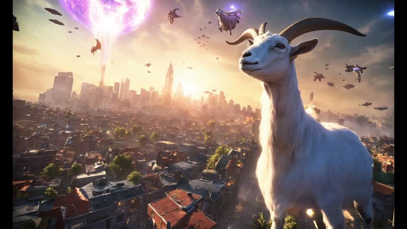 очередной новый скин Инопланетянин в симултор козла 3, Goat