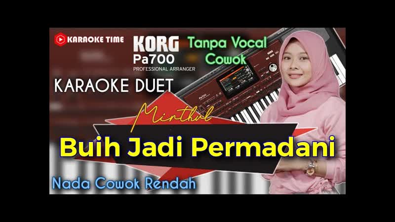 Buih Jadi Permadani Karaoke Duet, , Tanpa Vocal Cowok, , Voc Minthul,