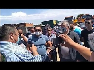 В Астане вышли первыми. По всему Казахстану, начинаются протесты водителей.  / БАСЕ