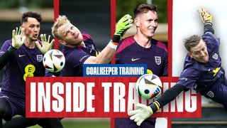 GK's ON FIRE! Ramsdale v Pickford v Trafford v Henderson GK Battle! | Inside Training | GK